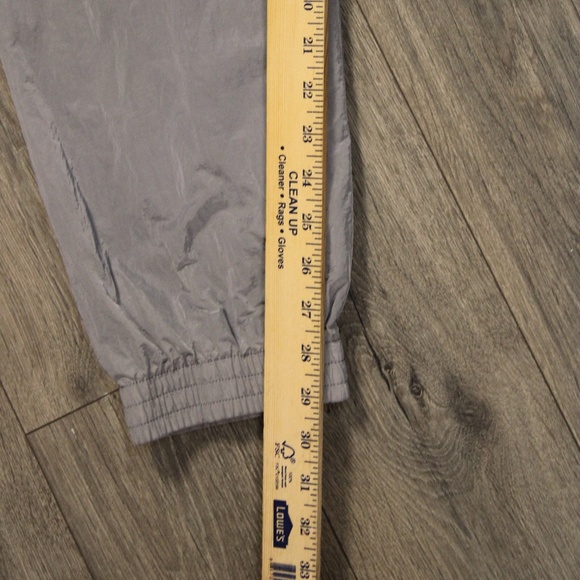 0389 The Crate Originals Gray Nylon Jogger Pants • Men’s L • Sport / Streetwear - Picture 5 of 8